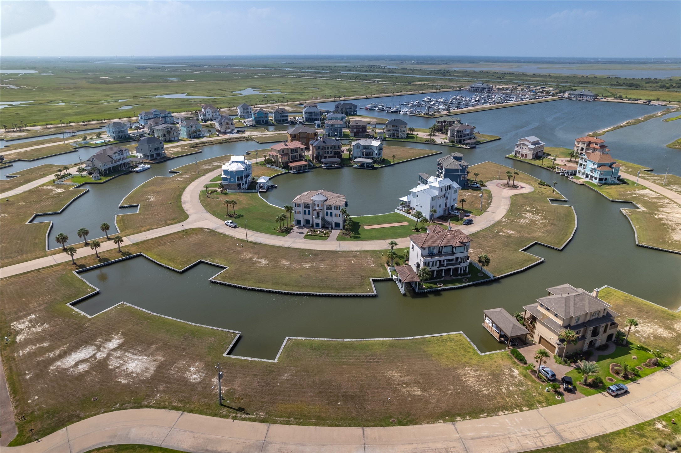 4 Loggerhead Hitchcock, TX 77563 - Photo 8 of 38 an aerial view of a house with outdoor space