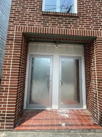 a view of front door of house