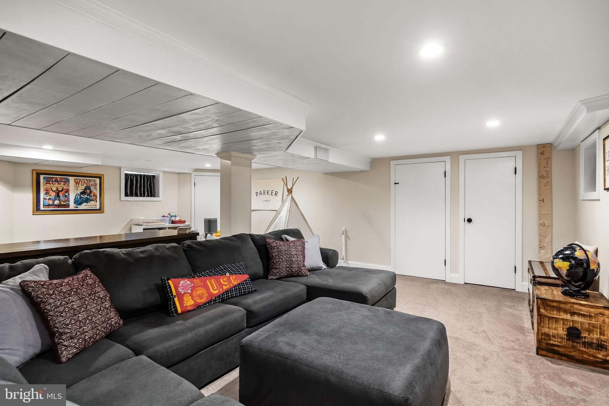 239 James Street Mount Ephraim, NJ 08059 - Photo 31 of 39 a living room with furniture and a couch