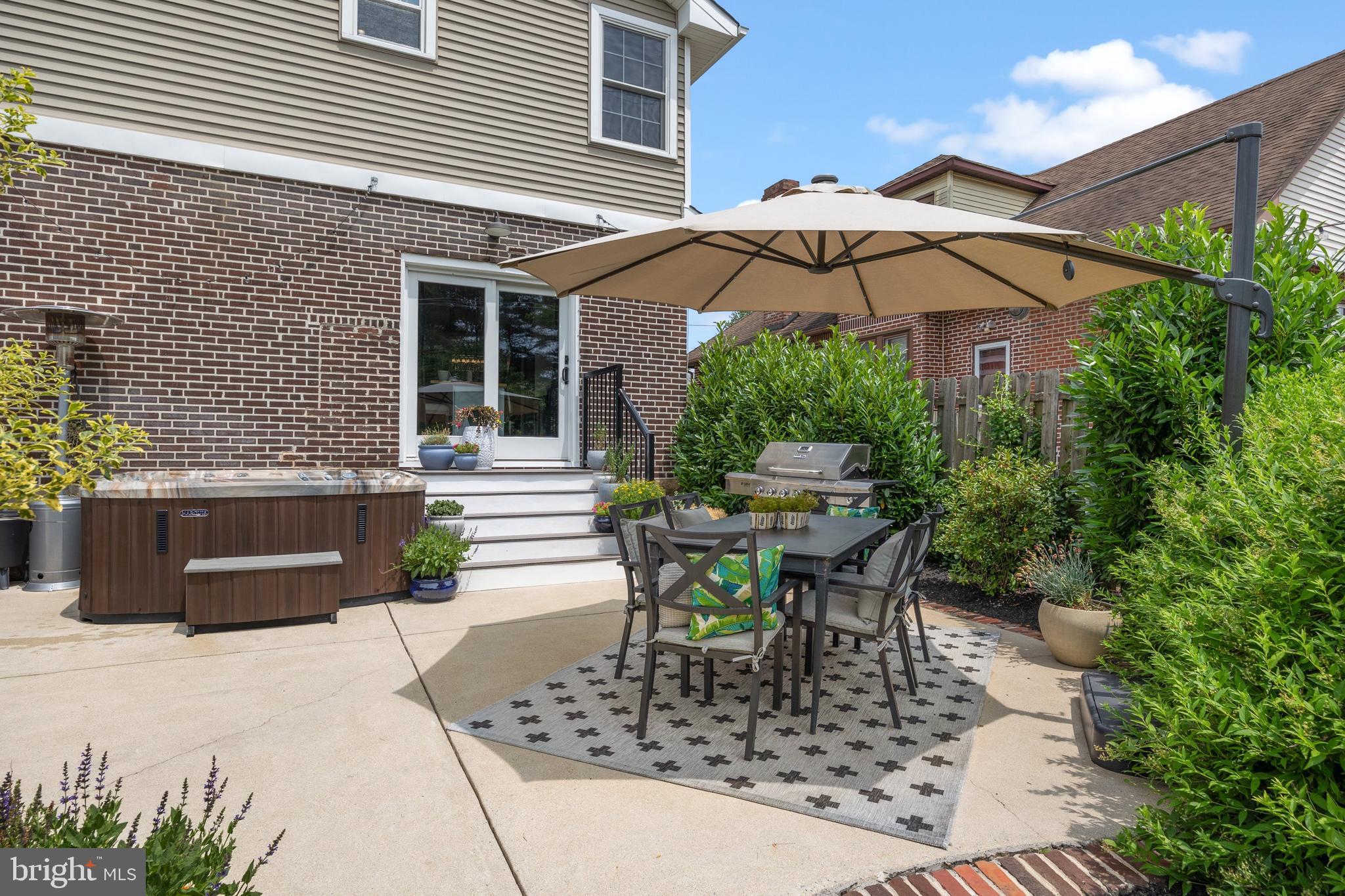 239 James Street Mount Ephraim, NJ 08059 - Photo 33 of 39 a view of a house with backyard sitting area and garden