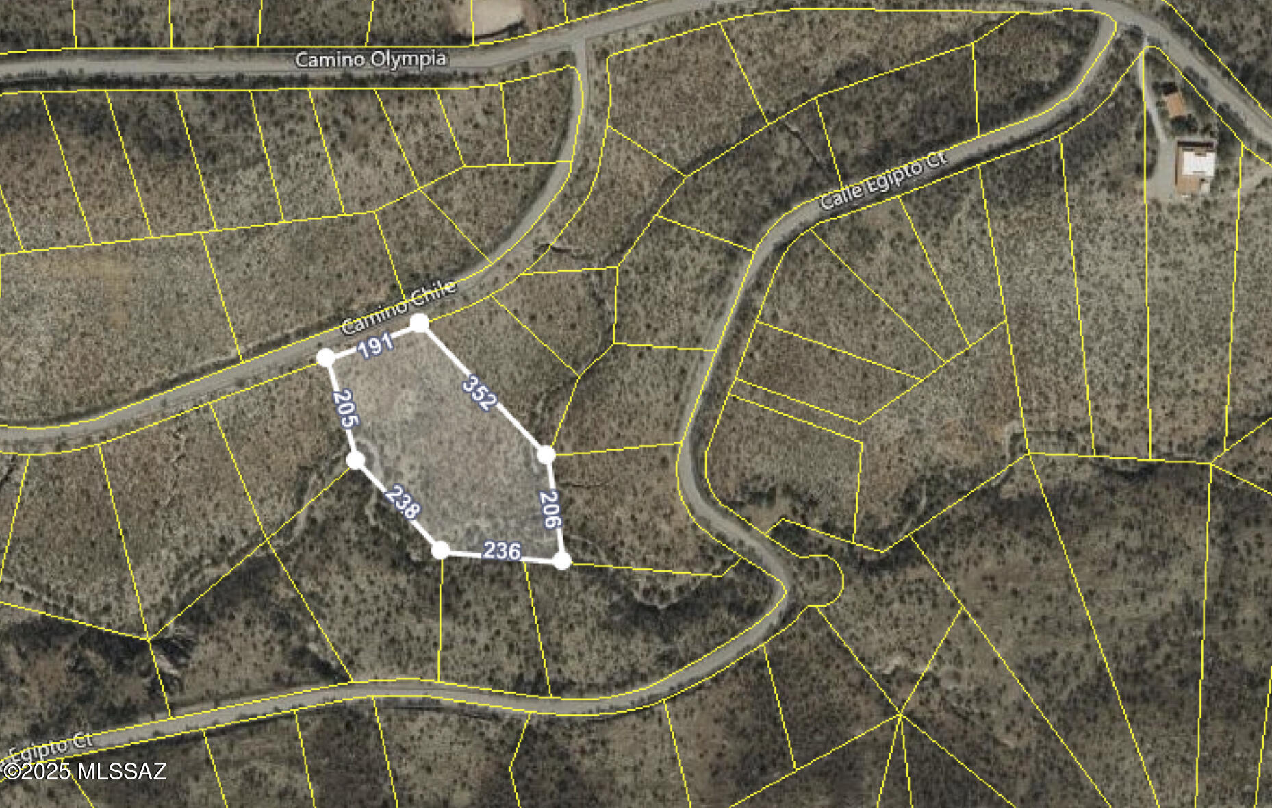 1854 Camino China, Unit 68 Rio Rico, AZ 85648 - Photo 7 of 7 Aerial Map