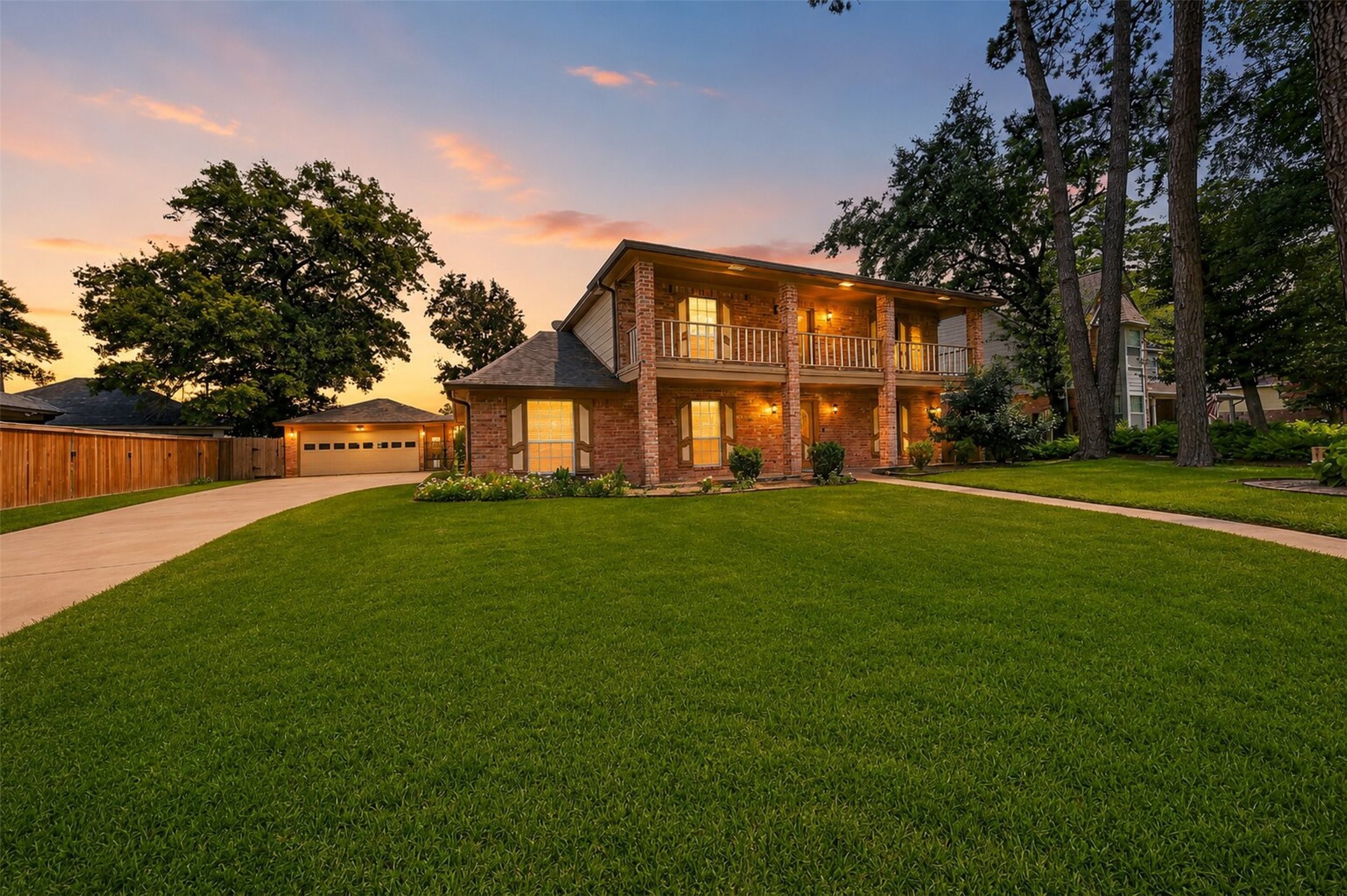 6507 Spring Leaf Drive Spring, TX 77379 - Photo 44 of 50 Twlight picture of your soon to be HOME!