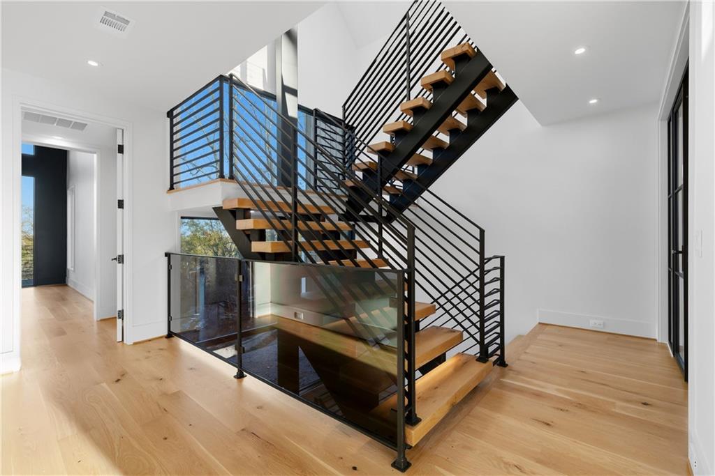 1033 Reeder Circle Northeast Atlanta, GA 30306 - Photo 29 of 52 a view of entryway and hall with wooden floor
