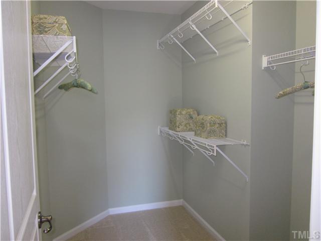 9125 Falkwood Road, Unit 163 Raleigh, NC 27617 - Photo 14 of 23 Finally a master closet that is spacious. Rearrange the shelving to fit your needs.