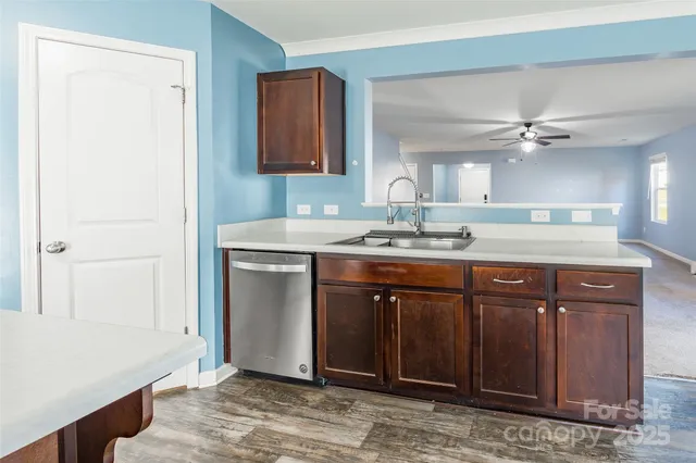 a bathroom with a sink a vanity and a mirror
