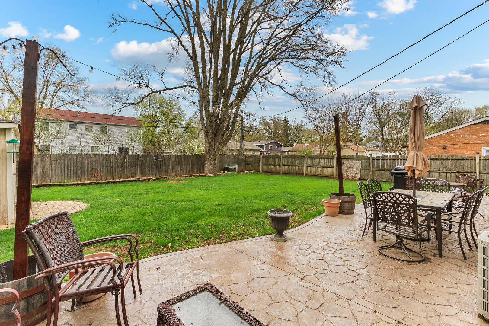 524 Spruce Road Bolingbrook, IL 60440 - Photo 22 of 33 a patio view with a garden space