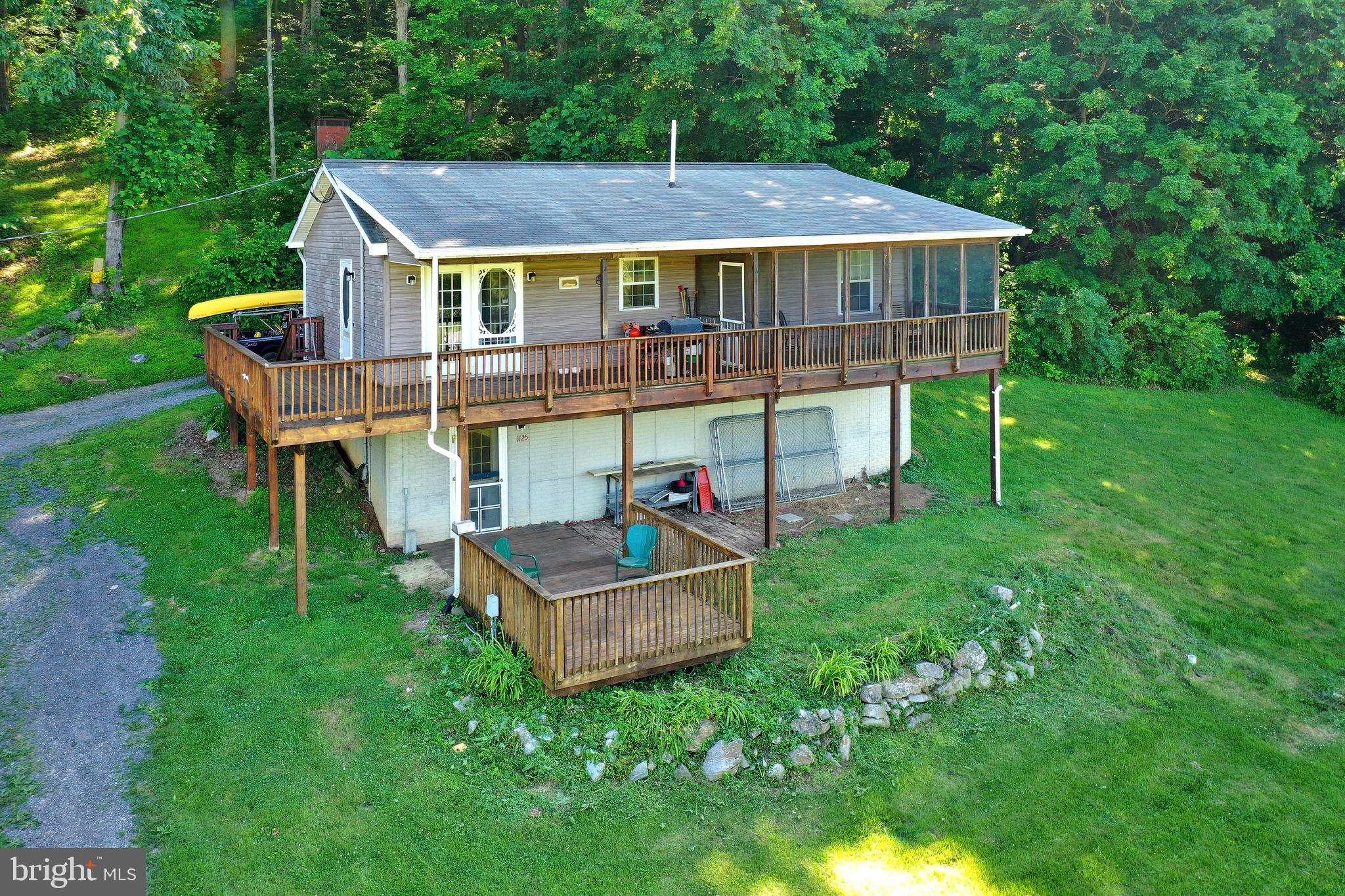 1125 Island Ford Road Rileyville, VA 22650 - Photo 1 of 70 a aerial view of a house with a yard porch and sitting area