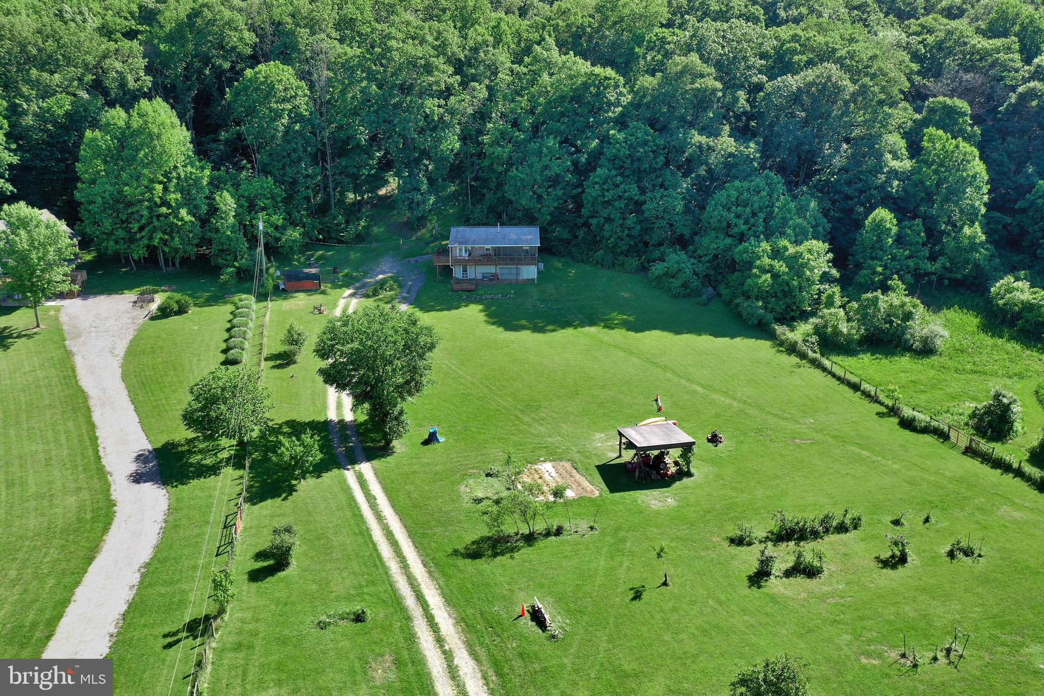 1125 Island Ford Road Rileyville, VA 22650 - Photo 62 of 70 a garden view with a sitting space