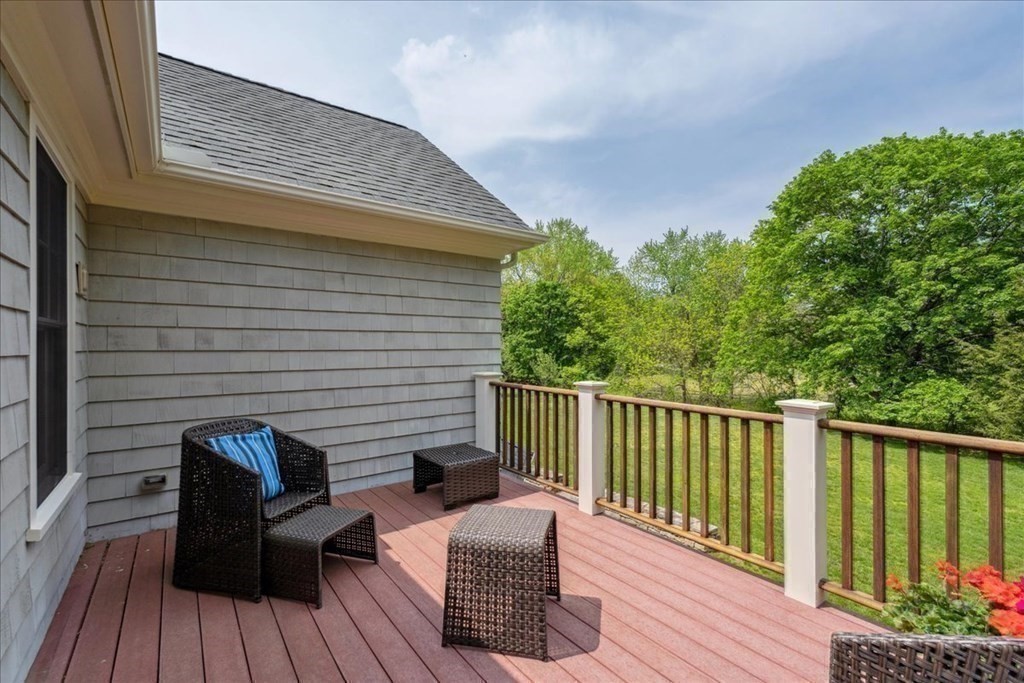 2 Decatur Lane Wayland, MA 01778 - Photo 17 of 35 a view of balcony with wooden floor and seating space