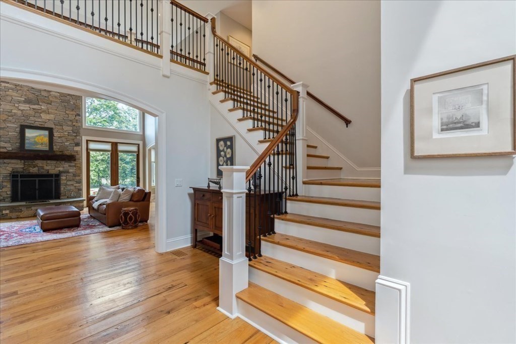 2 Decatur Lane Wayland, MA 01778 - Photo 6 of 35 a view of entryway livingroom and hall with wooden floor