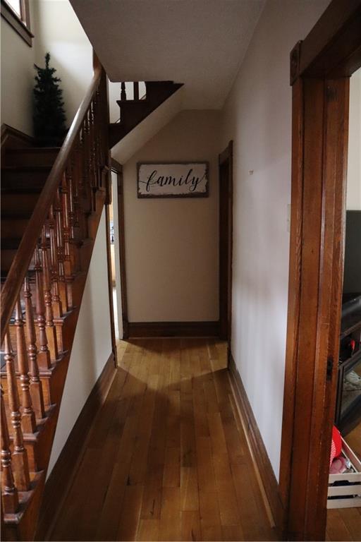 119 North Clymer Avenue Indiana, PA 15701 - Photo 12 of 14 hallway from front door leading to kitchen and living room