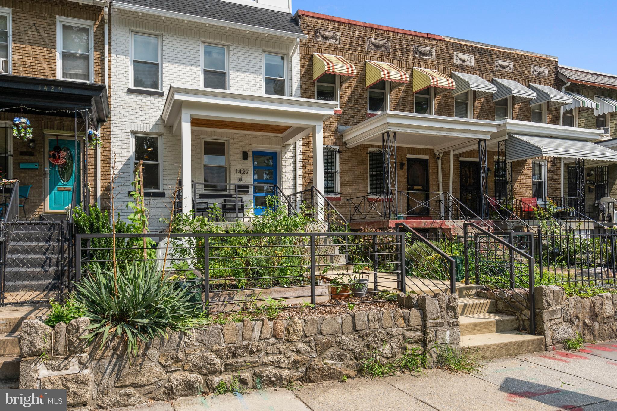 1427 West Virginia Avenue Northeast, Unit 1 Washington, DC 20002 - Photo 45 of 46 a front view of a building with garden