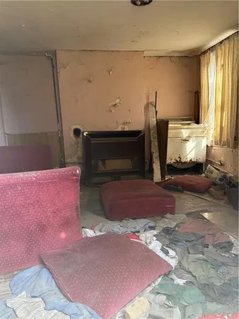 a backyard of a house