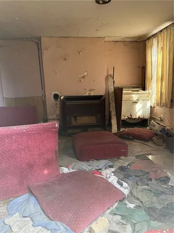 a backyard of a house