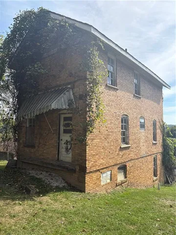 a view of a tree with a yard
