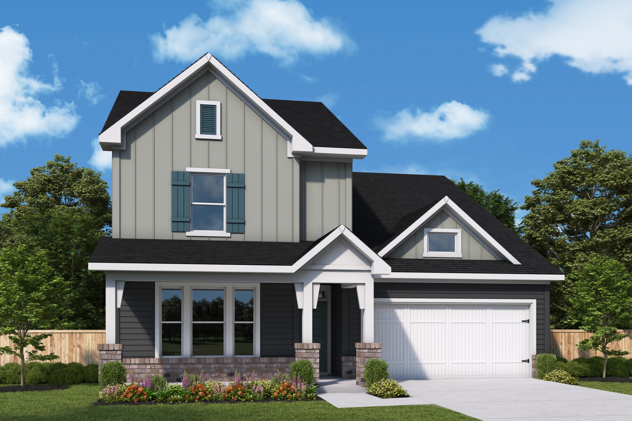 1104 Callaway Drive Lebanon, TN 37087 - Photo 1 of 2 a front view of a house with garden