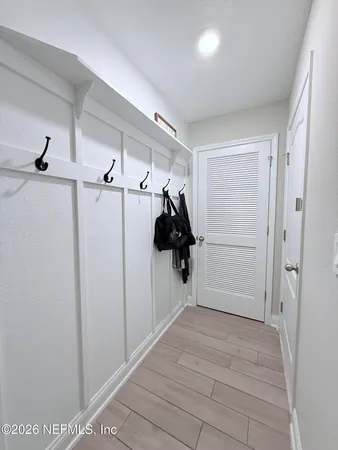 a view of a walk in closet