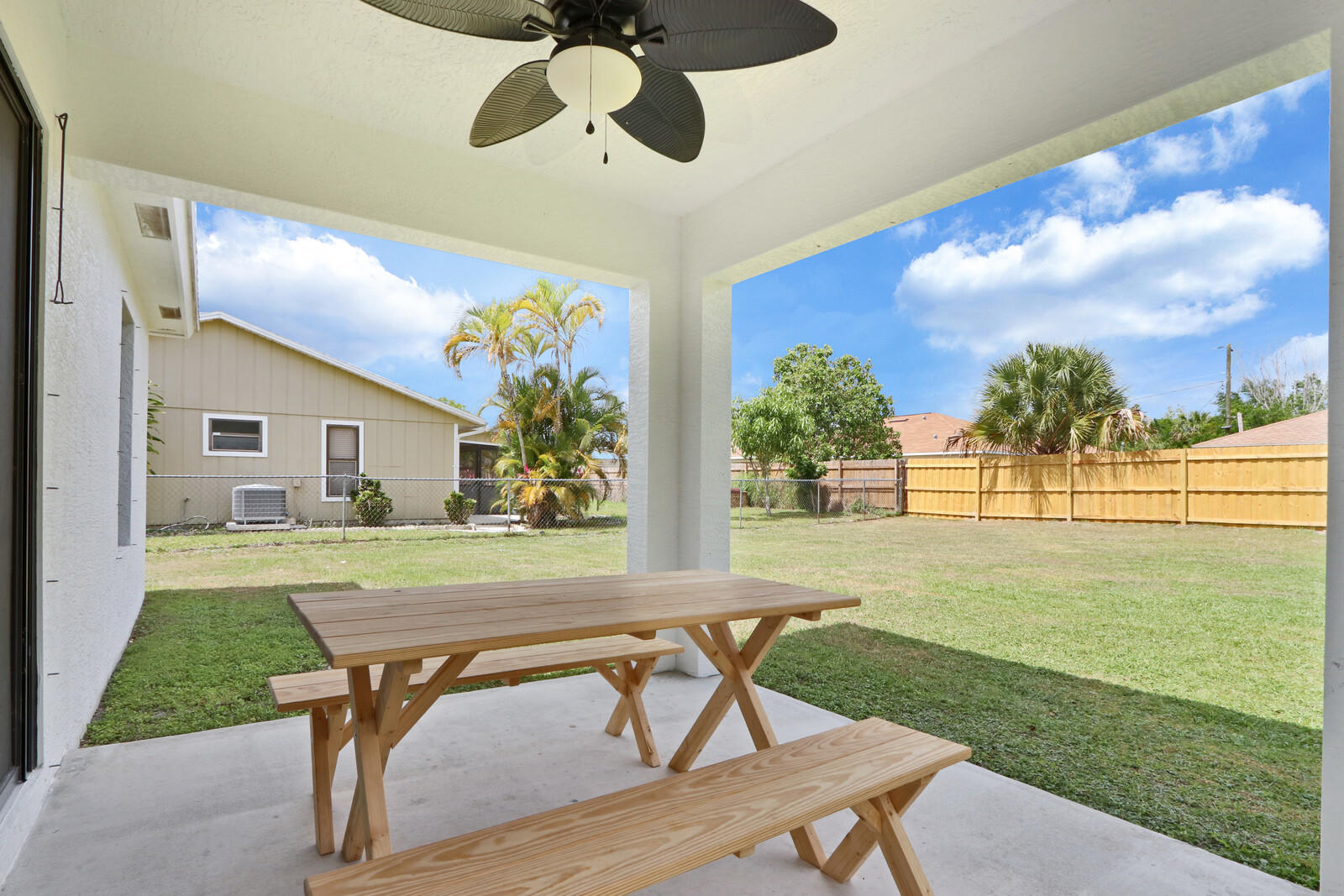 1423 Southwest Gilroy Road Port St. Lucie, FL 34953 - Photo 23 of 25 Flat and Open Yard