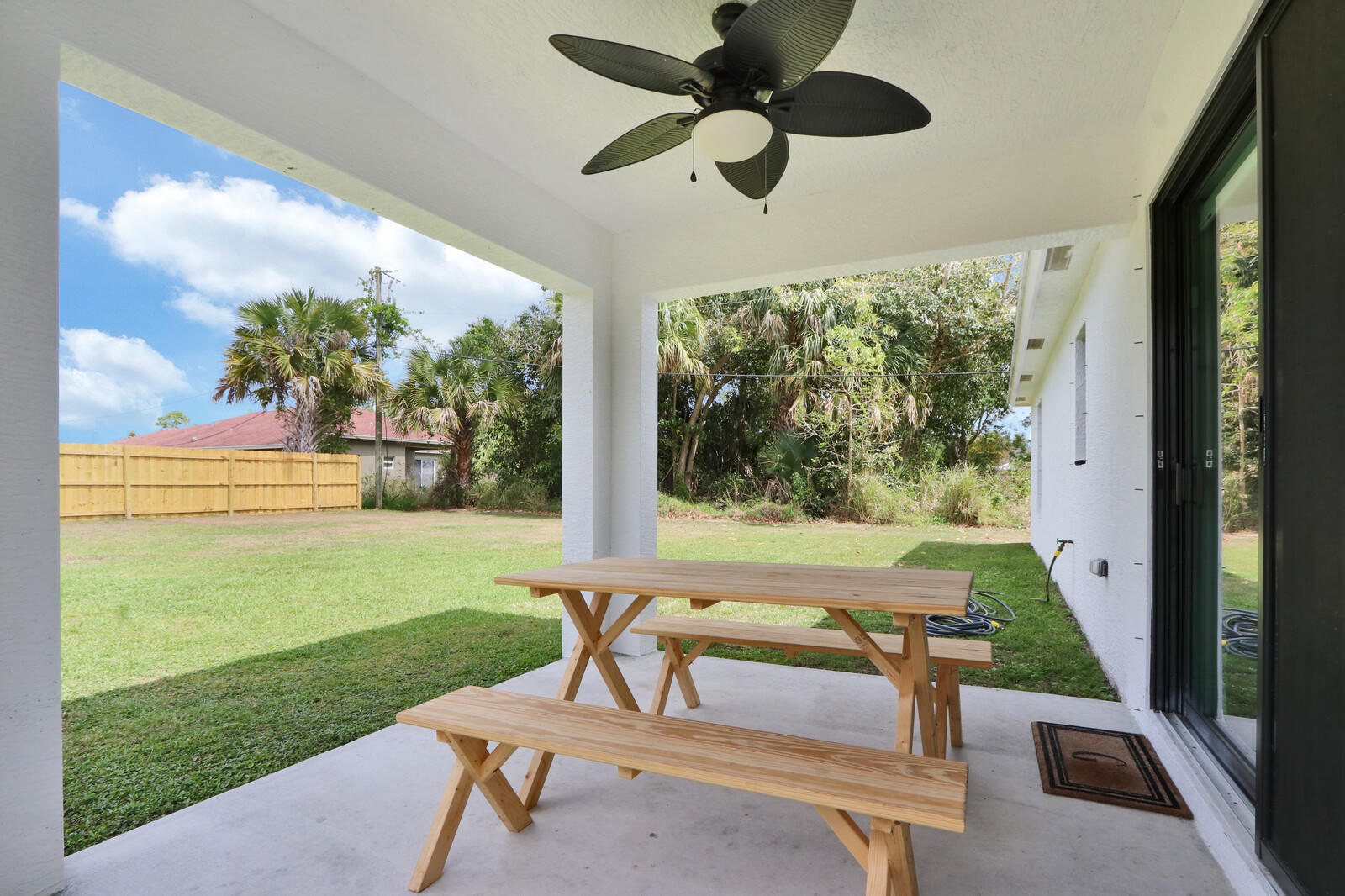 1423 Southwest Gilroy Road Port St. Lucie, FL 34953 - Photo 24 of 25 Covered Patio