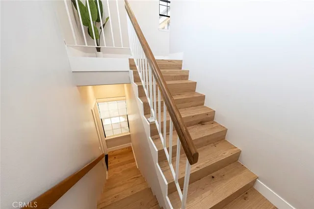 a view of an entryway with staircase