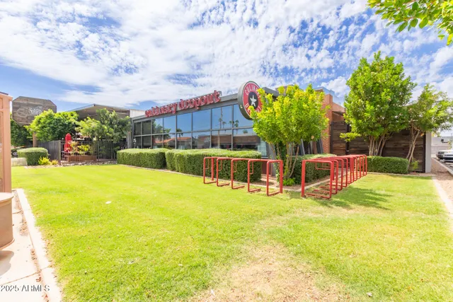 a view of a back yard