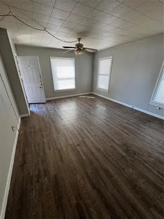 wooden floor in an empty room