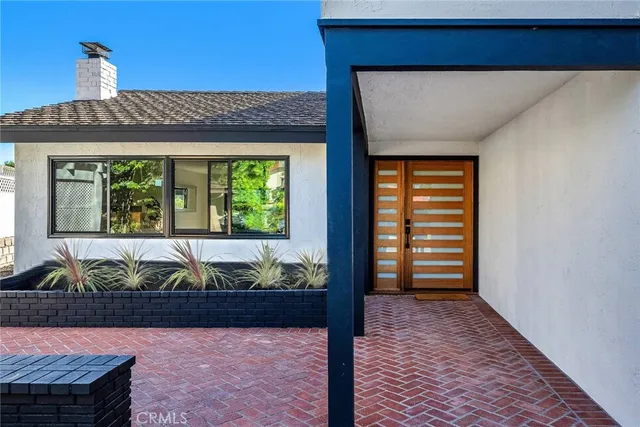 a view of outdoor seating space