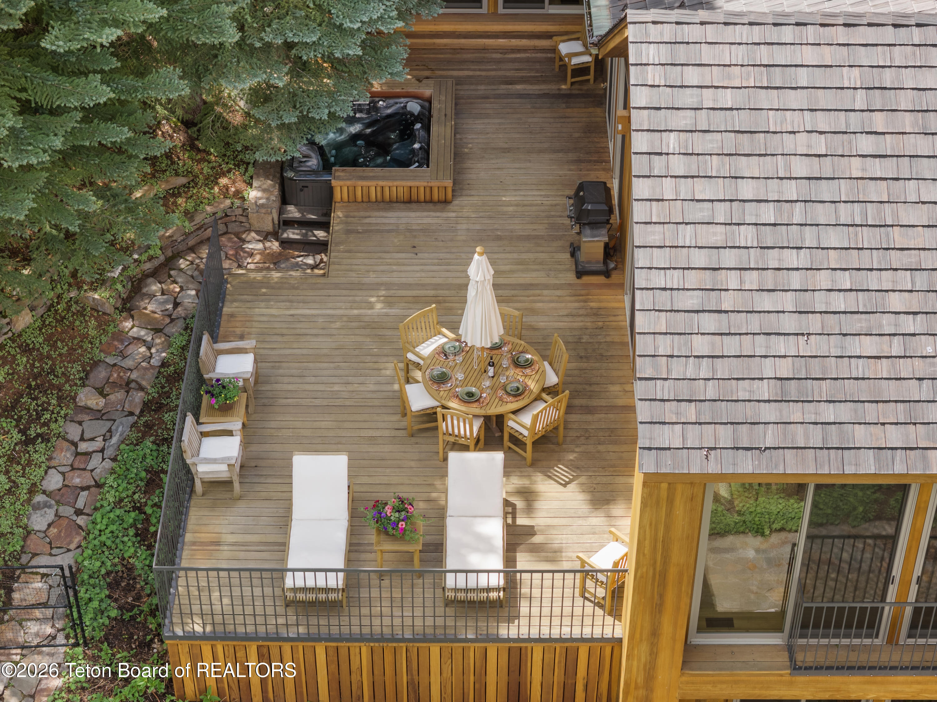 5070 Beavertail Road Wilson, WY 83014 - Photo 28 of 34 Private Deck