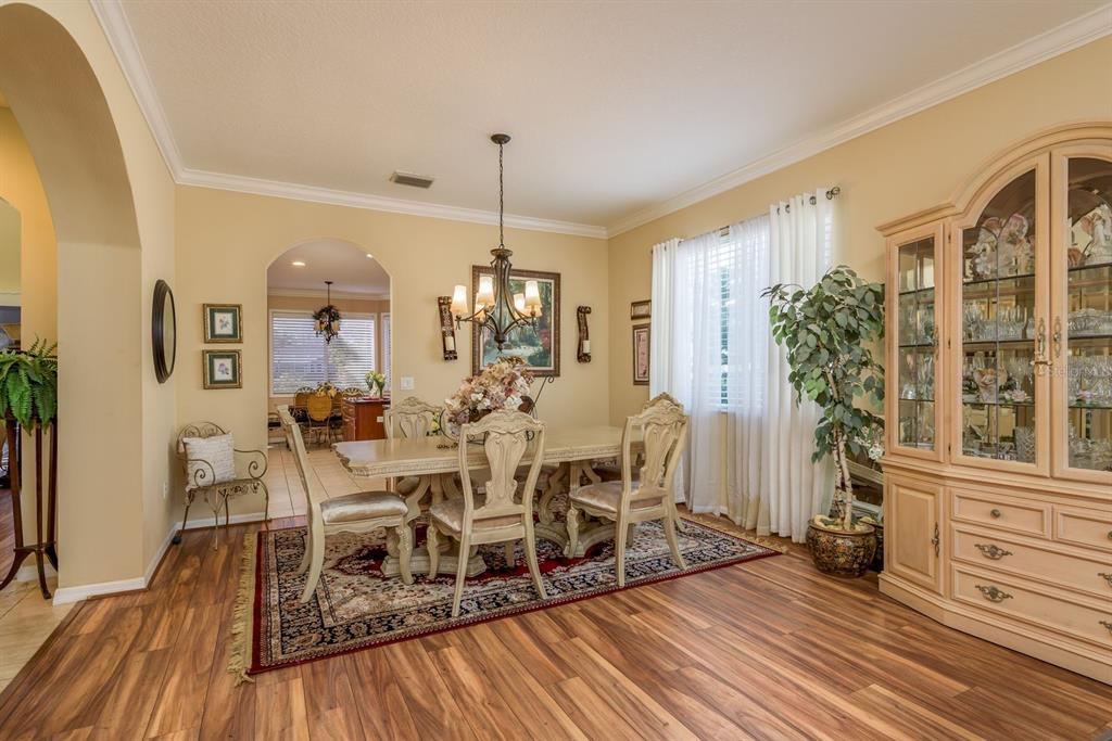 19216 Inlet Cove Court Lutz, FL 33558 - Photo 7 of 41 a view of a dining room with furniture window and wooden floor