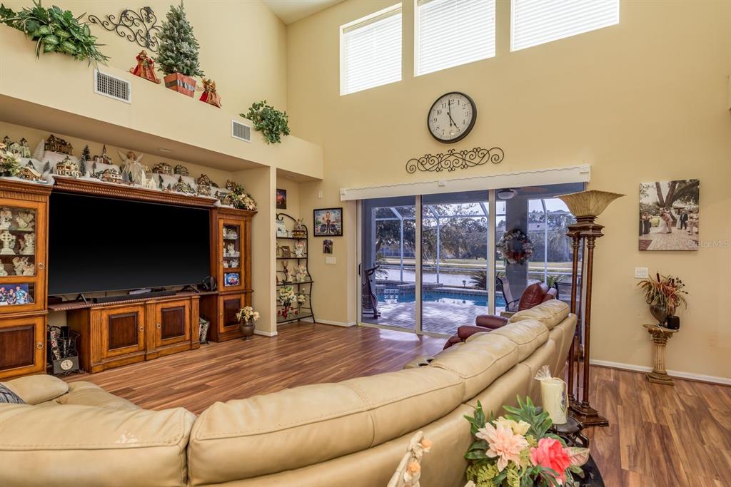19216 Inlet Cove Court Lutz, FL 33558 - Photo 10 of 41 a living room with furniture and a flat screen tv