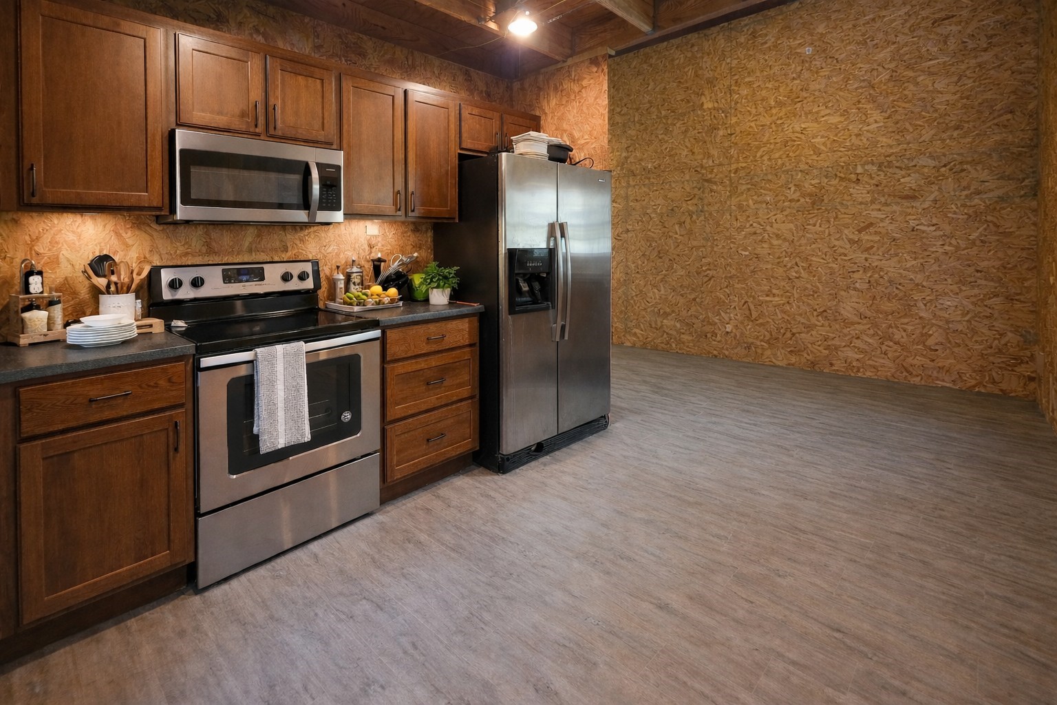437 East Lumbermans Road Onalaska, TX 77360 - Photo 7 of 17 This is the potential kitchen after that sweat equity.