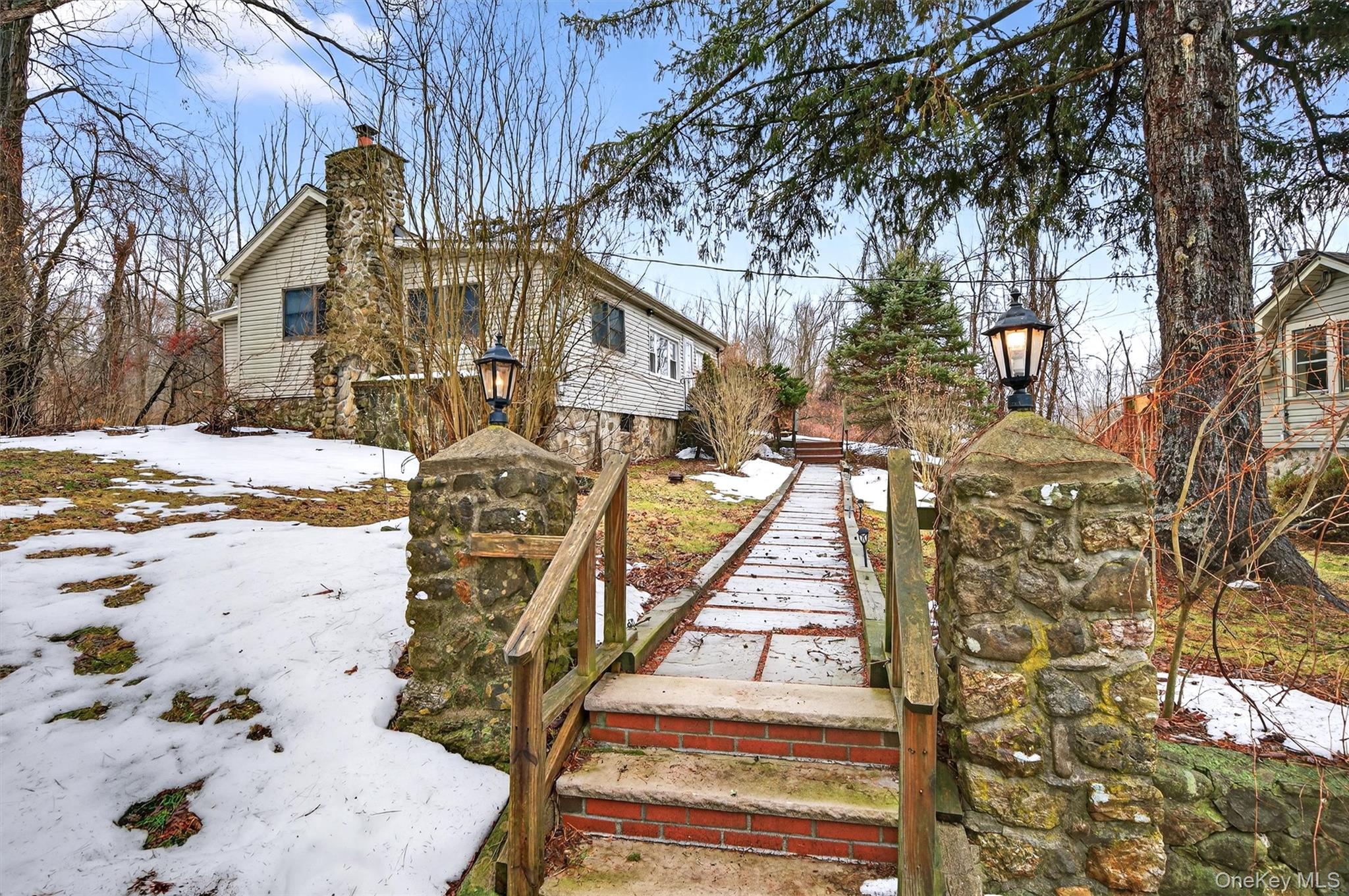 Charming home with view of lake and creek.