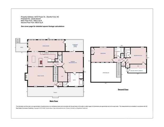 a picture of a room with a bench and a painting