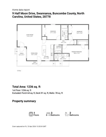 $365,000 | 9 Half Moon Drive, Swannanoa, NC 28778