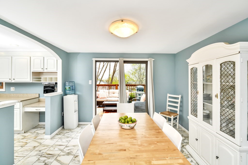 15 Old Farm Road Randolph, MA 02368 - Photo 4 of 22 a view of kitchen with dining area and windows