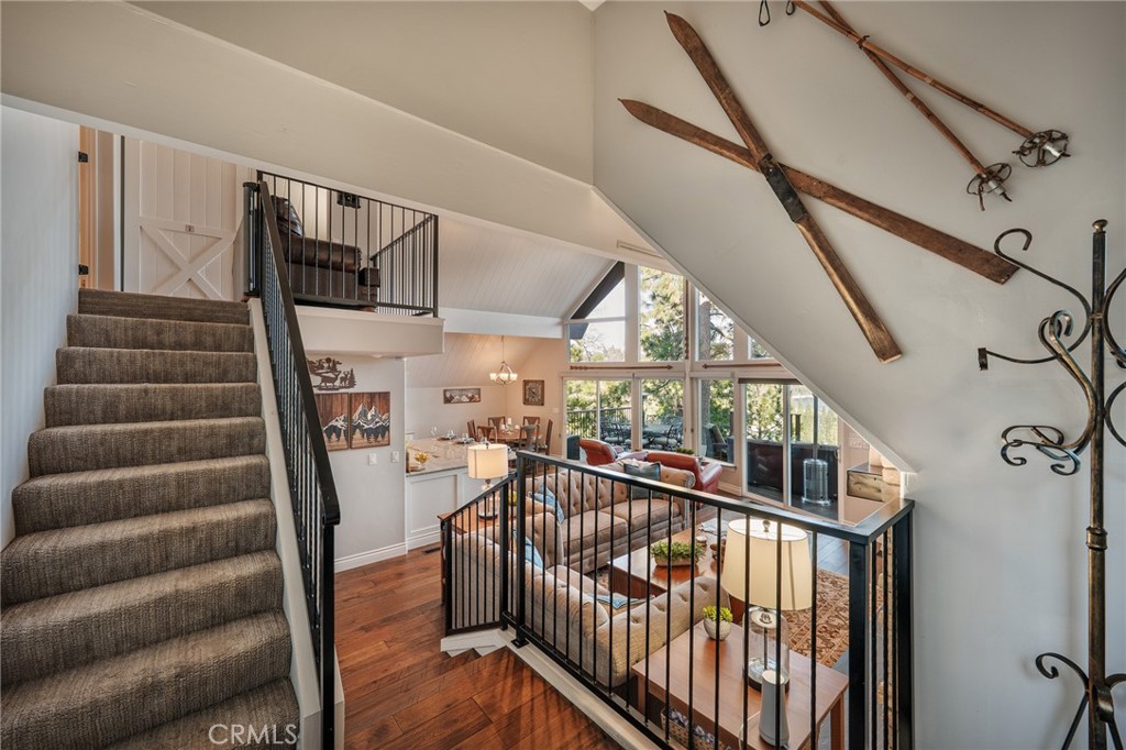 27550 North Bay Road Lake Arrowhead, CA 92352 - Photo 27 of 53 a view of entryway and hall with wooden floor