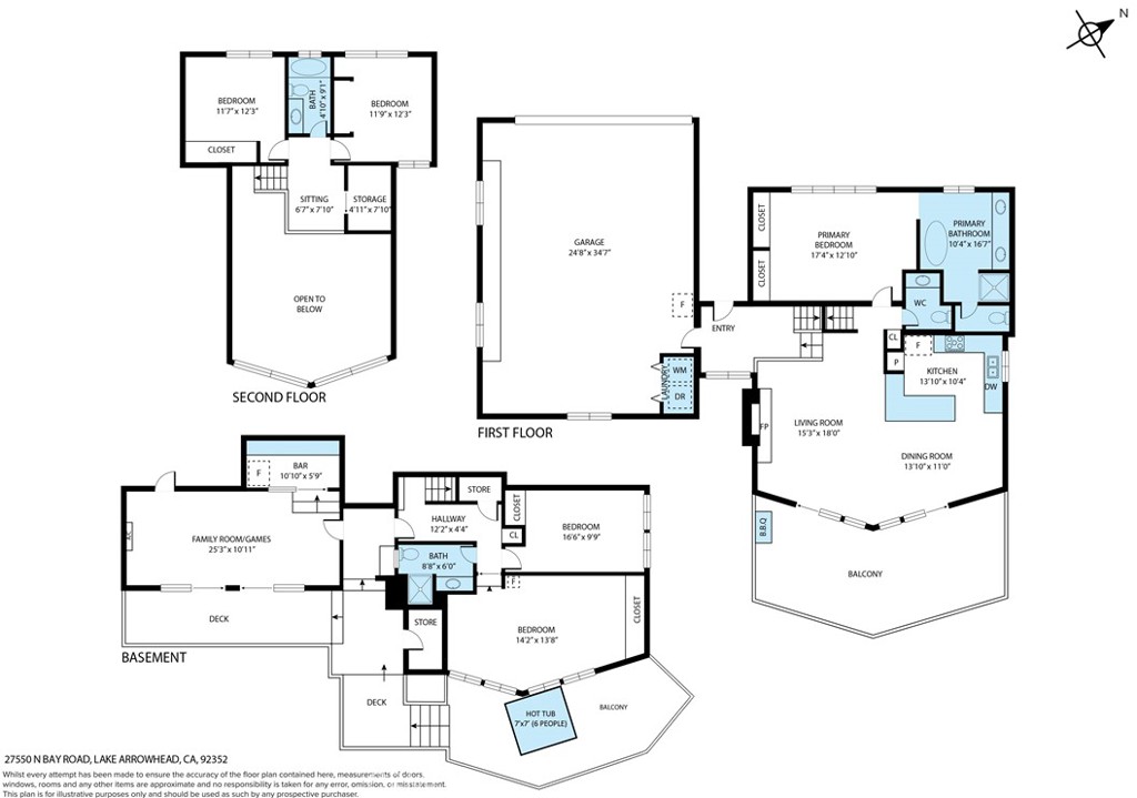 27550 North Bay Road Lake Arrowhead, CA 92352 - Photo 53 of 53 a picture of a room with wall painting