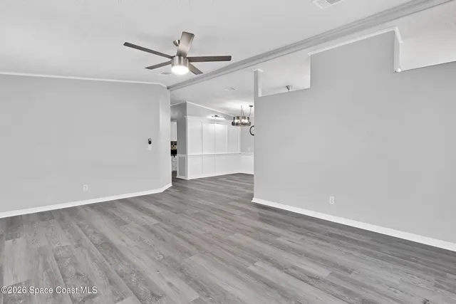wooden floor in an empty room