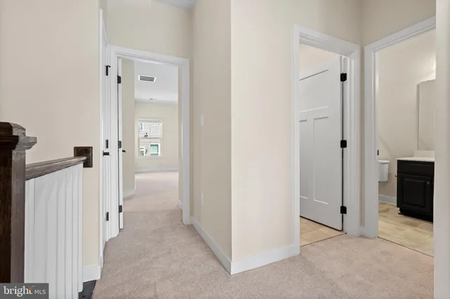 wooden floor with a wardrobe space