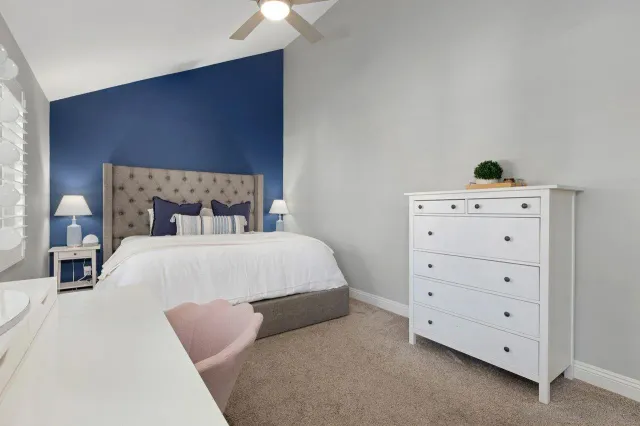 a room with a chair and a table