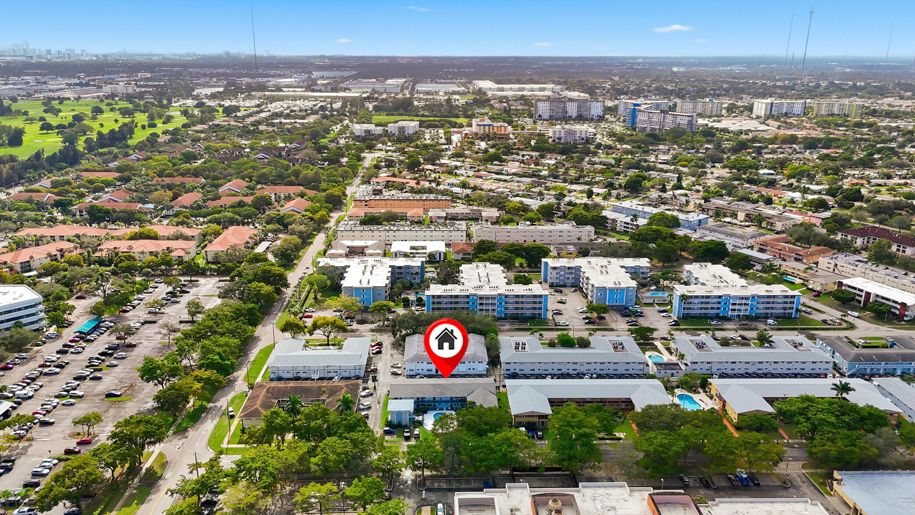 3510 Harrison Street, Unit 4 Hollywood, FL 33021 - Photo 30 of 31 an aerial view of residential building
