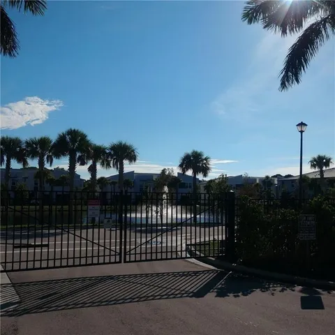 a view of a balcony with an outdoor space