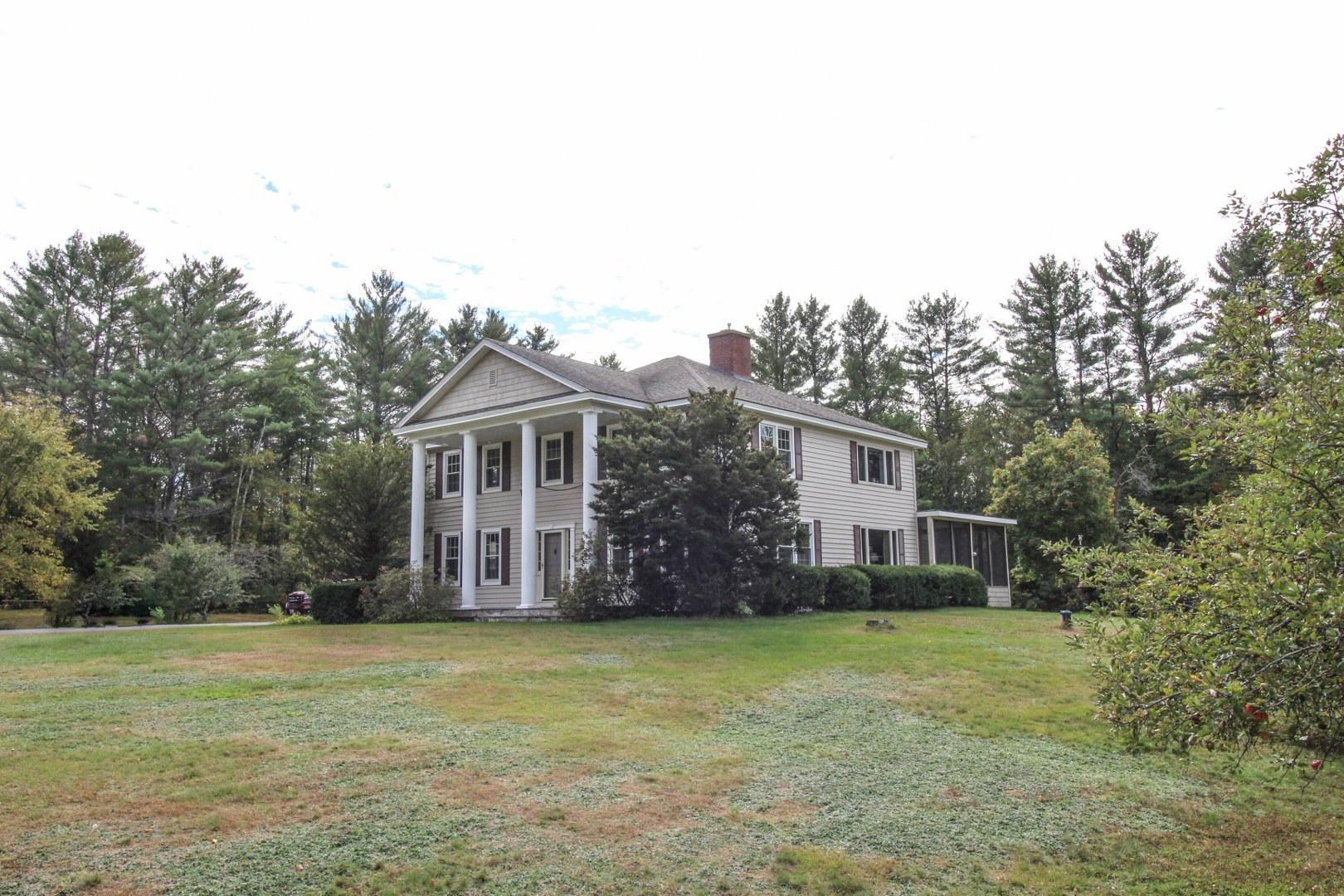 159 East Andover Road Rumford, ME 04276 - Photo 50 of 68 Exterior with beautiful pillars