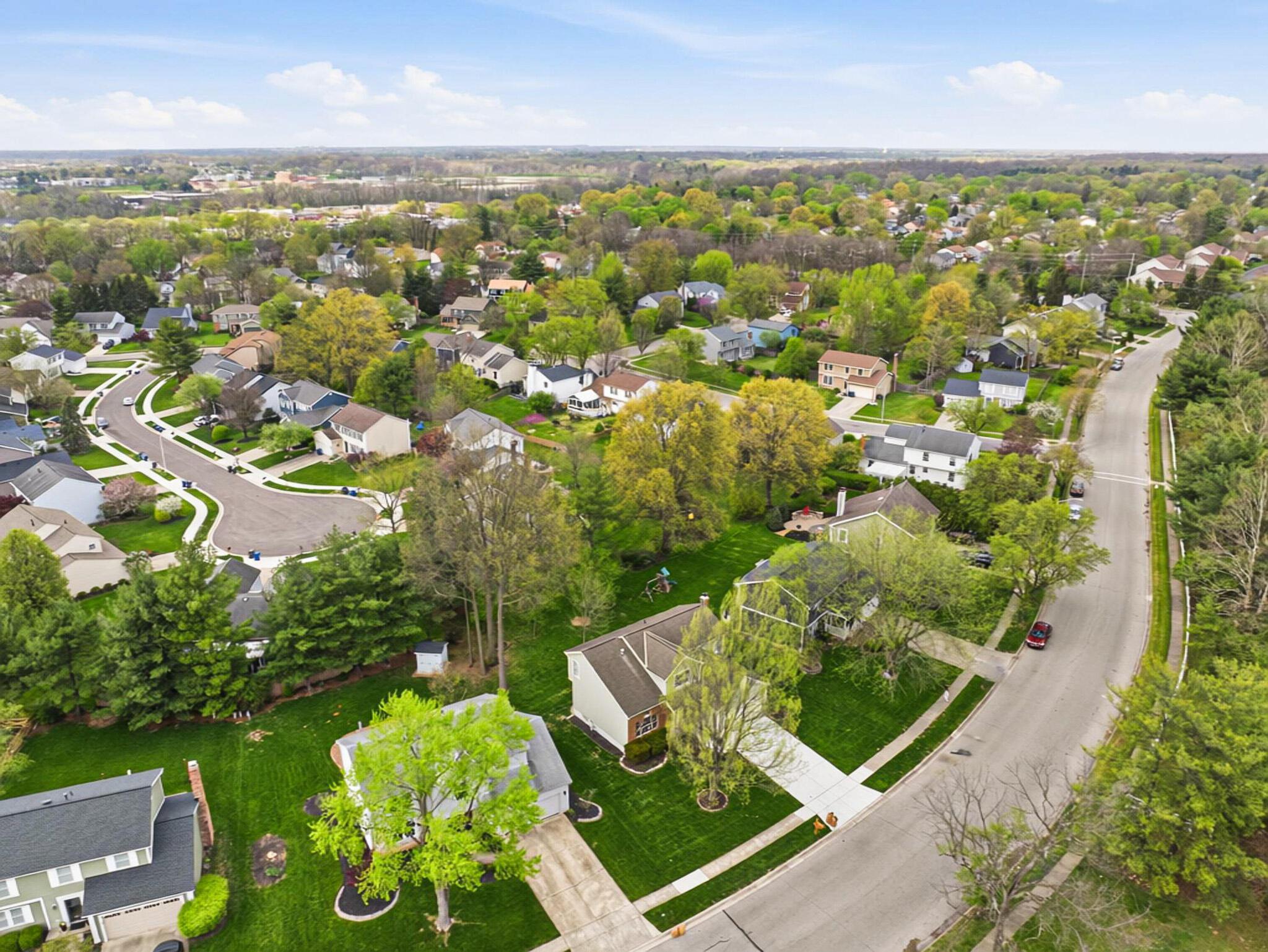 1317 Greencroft Road Gahanna, OH 43230 - Photo 41 of 43 Aerial View