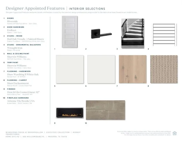 $1,349,000 | 480 Williamsburg Place, Prosper, TX 75078