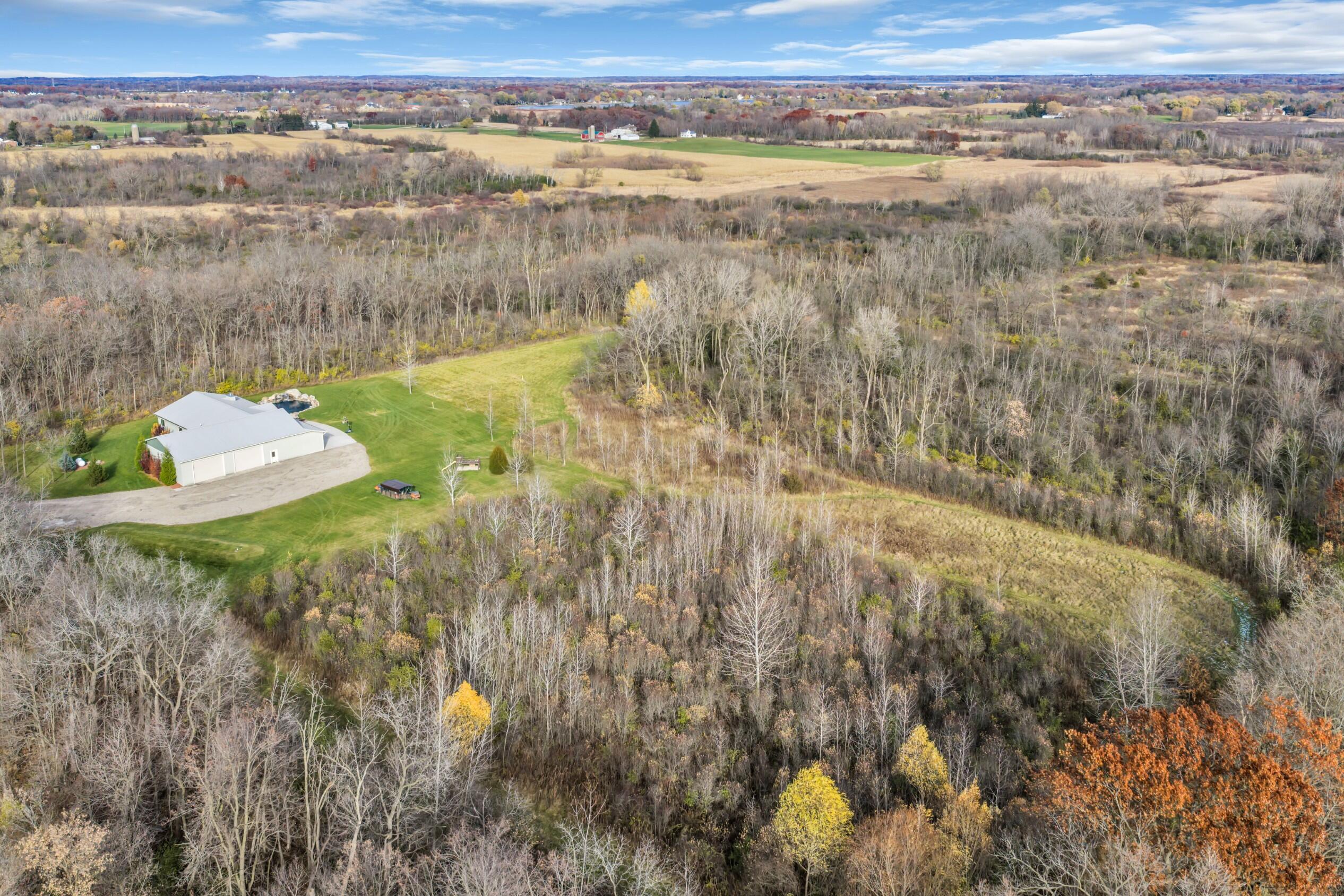 8431 Big Bend Road Waterford, WI 53185 - Photo 30 of 50 Aerial East side