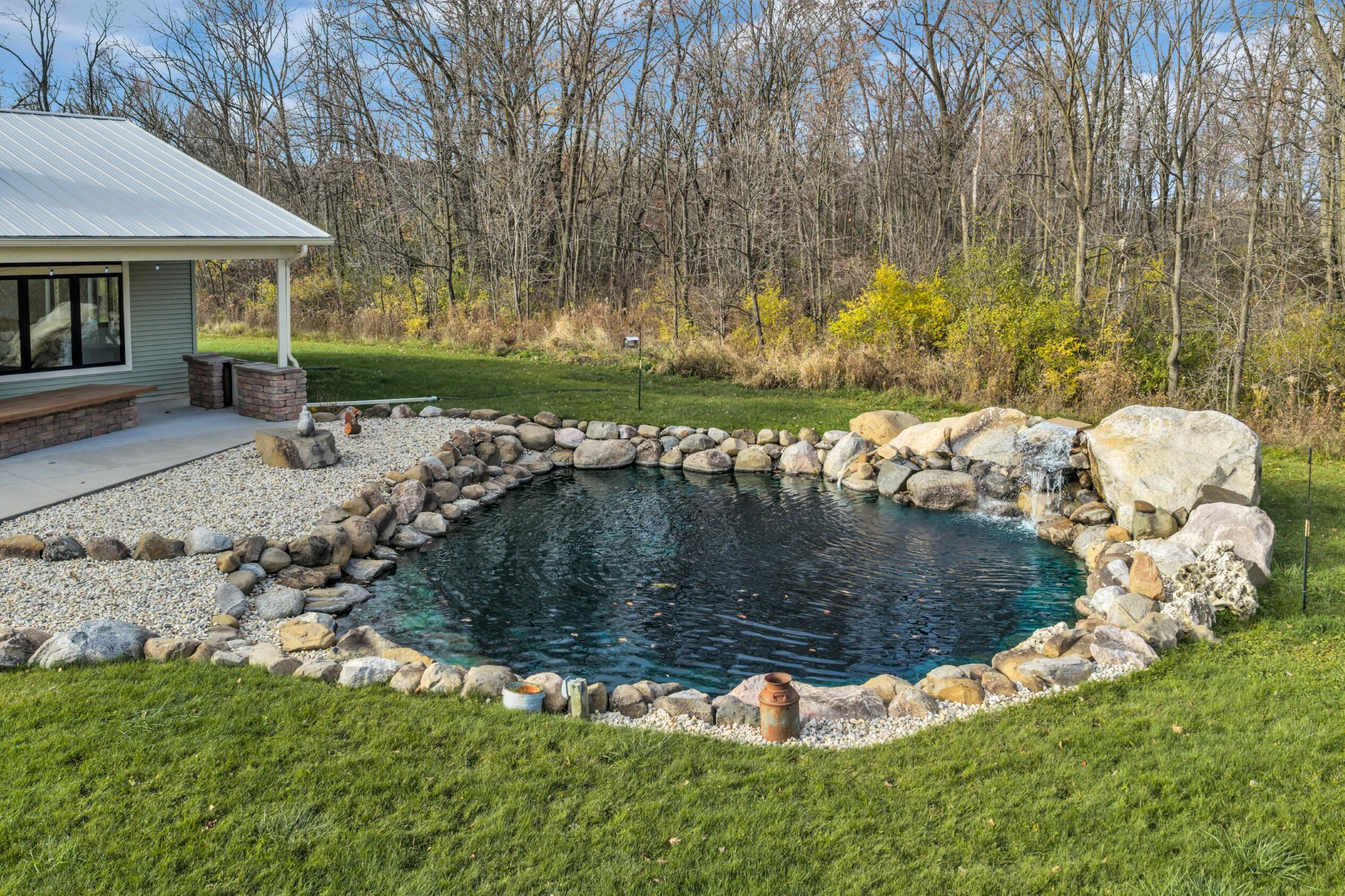 8431 Big Bend Road Waterford, WI 53185 - Photo 38 of 50 Relaxing Waterfall