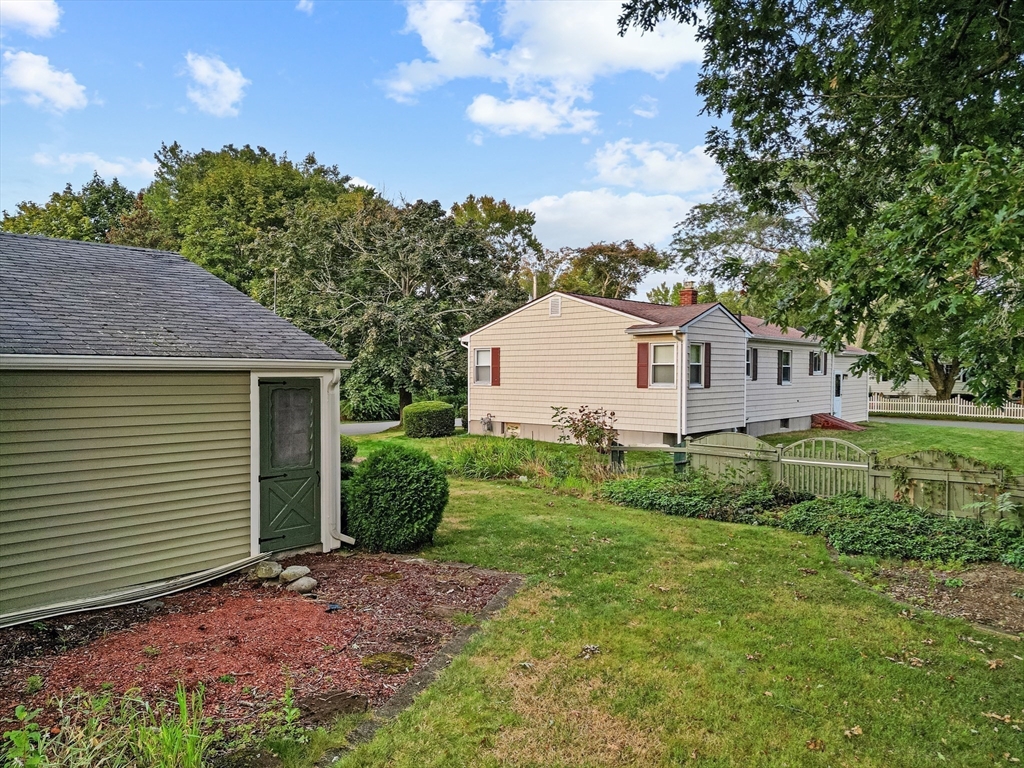 95 Brookside Road Somerset, MA 02726 - Photo 40 of 42 a view of a house with backyard and garden