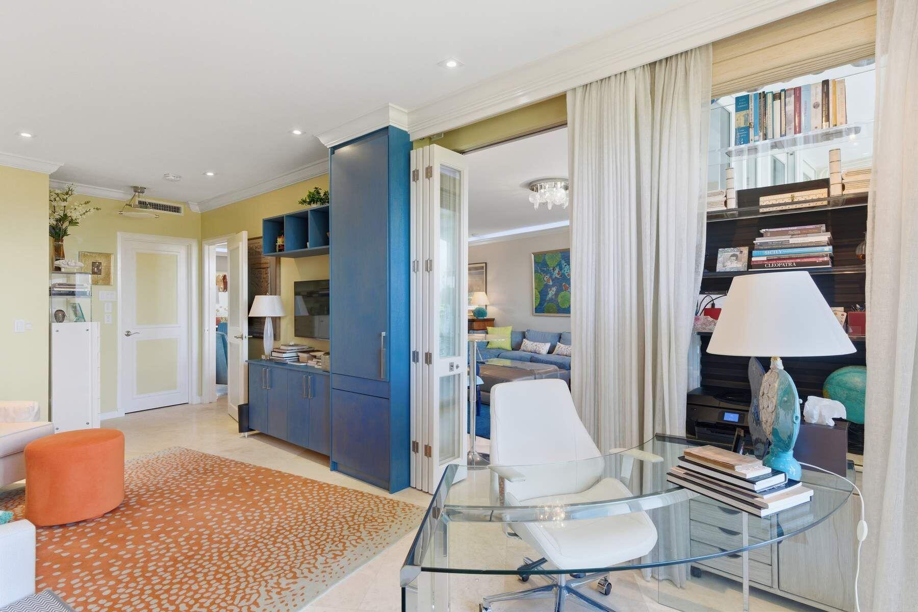 100 Royal Palm Way, Unit F4 Palm Beach, FL 33480 - Photo 21 of 28 a workspace with furniture and window