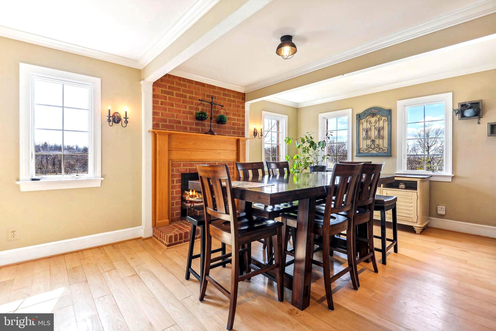14358 Loyalty Road Leesburg, VA 20176 - Photo 7 of 58 Dining room with fireplace